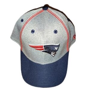 New Era Blue and Gray Cap with Red Accents